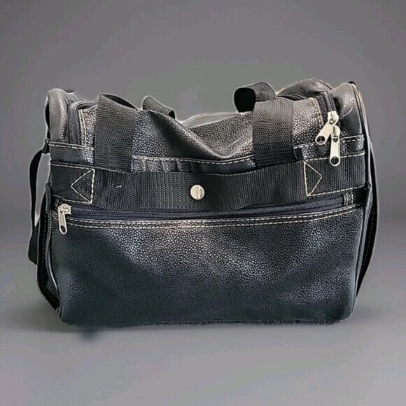 Lynx Cross Body Bag Over-Night Carry-On Camera Bag Gym Black - Picture 4 of 11